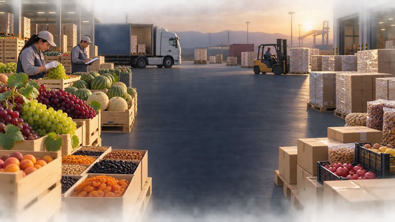 Agricultural products export and international logistics from Uzbekistan